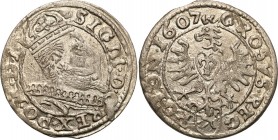 Sigismund III Vasa 
POLSKA/ POLAND/ POLEN/ LITHUANIA/ LITAUEN

Zygmunt III Waza. Grosz (Groschen) 1607, Krakow /Cracow 

Odmiana z popiersiem kró...