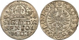 Sigismund III Vasa 
POLSKA/ POLAND/ POLEN/ LITHUANIA/ LITAUEN

Zygmunt III Waza. Grosz (Groschen) 1613, Krakow /Cracow 

Piękny stan zachowania.K...