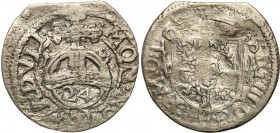 Sigismund III Vasa 
POLSKA/ POLAND/ POLEN/ LITHUANIA/ LITAUEN

Zygmunt III Waza. Półtorak 1619, Vilnius - RARITY R6 

Na awersie tarcza herbowa z...