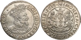 Sigismund III Vasa 
POLSKA/ POLAND/ POLEN/ LITHUANIA/ LITAUEN

Zygmunt III Waza. Ort (18 Grosz (Groschen)) 1618, Gdansk / Danzig - EXCELLENT 

Aw...