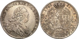 Augustus III the Sas 
POLSKA/POLAND/POLEN/SACHSEN/FRIEDRICH AUGUST II

August III Sas. Talar (Thaler) 1763, Dresden 

Aw.: Popiersie króla w płas...