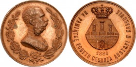 Medals
POLSKA/ POLAND/ POLEN / POLOGNE / POLSKO

Poland under occupation. Medal 1880 Franciszek Jzef in Cracow, bronze 

Aw.: Głowa cesarza w wie...