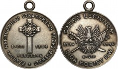 Medals
POLSKA/ POLAND/ POLEN / POLOGNE / POLSKO

Medal of the Women's League of Ambulance 1916 - J. Knedler 

Aw: Na krzyżu sercem i wieńcem cier...