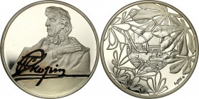 Medals
POLSKA/ POLAND/ POLEN / POLOGNE / POLSKO

Poland. Medal Fryderyk Chopin, silver 

Piękny egzemplarz. Emalia.

Details: 28,09 g Ag .925 3...