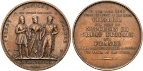 Medals
POLSKA/ POLAND/ POLEN / POLOGNE / POLSKO

United Kingdom, France, Turkey. Medal 1854 Crimean War, bronze - RARE 

Aw.: Monarchowie Wiktori...