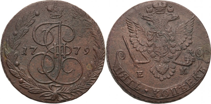 Russia 
RUSSIA/ RUSSLAND/ РОССИЯ

Russia. Catherine II. 5 Kopek (kopeck) 1779...