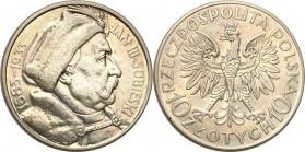 Poland II Republic
POLSKA/ POLAND/ POLEN / POLOGNE / POLSKO

II RP. 10 zlotych 1933 Sobieski 

Lekko przetarte tło, dobrej jakości detale. Parchi...