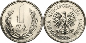 Probe coins Polish People Republic (PRL) and Poland
POLSKA / POLAND / POLEN / PATTERN / PROBE / PROBA

PRL. PROBE Nickel 1 zloty 1986 

Piękny, m...