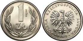 Probe coins Polish People Republic (PRL) and Poland
POLSKA / POLAND / POLEN / PATTERN / PROBE / PROBA

PRL. PROBE Nickel 1 zloty 1989 

Piękny, m...