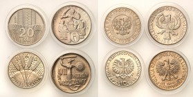 Probe coins Polish People Republic (PRL) and Poland
POLSKA / POLAND / POLEN / PATTERN / PROBE / PROBA

PRL. PROBE CuNi 10, 20 zlotych 1965-1973, gr...