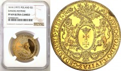 Polish Gold Coins since 1990
POLSKA / POLAND / POLEN / GOLD / ZLOTO

PRL. REPLIKA (1977). Zygmunt III Waza - Donatywa trzydukatowa 1614, Gdańsk NGC...