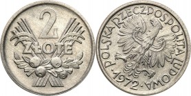 Mint Errors of PRL and III RP
POLSKA / POLAND / POLEN / MINT ERROR / DESTRUKT

PRL. 2 zlote 1972 aluminum SKRĘTKA 

Ciekawa skrętka około 20°.Pię...