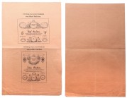 Bonds and Shares
POLSKA / POLAND / POLEN / POLSKO / POLOGNE

Austria. Banknotee designs 5, 10 gulden 1841 

Druk na arkuszu różowego papieru. Wzo...