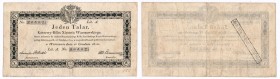 Banknotes
POLSKA / POLAND / POLEN / POLSKO / POLOGNE

The Duchy of Warsaw. 1 Taler (Thaler) 1810 seria A, Potocki/Piramowicz 

Widoczny znakwodny...