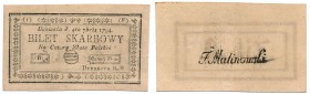 Banknotes
POLSKA / POLAND / POLEN / POLSKO / POLOGNE

Kosciuszko Insurrection 4 zlote 1794 - 1 seria F 

 Wyśmienitystan zachowania. Sztywny, świ...