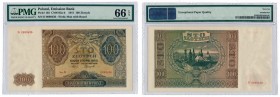 Banknotes
POLSKA / POLAND / POLEN / POLSKO / POLOGNE

Gubernia. 100 zlotych 1941 seria D - PMG 66 EPQ 

Wysoka nota gradingowa na świecie z dopis...