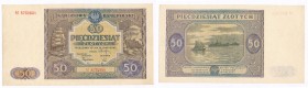 Banknotes
POLSKA / POLAND / POLEN / POLSKO / POLOGNE

50 zlotych 1946 seria M 

Pięknie zachowany egzemplarz. Sztywny papier bez zagnieceń i zała...
