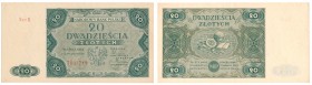 Banknotes
POLSKA / POLAND / POLEN / POLSKO / POLOGNE

20 zlotych 1947 seria B - Beautiful 

Wspaniale zachowany egzemplarz. Sztywny papier bez za...