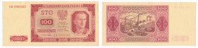 Banknotes
POLSKA / POLAND / POLEN / POLSKO / POLOGNE

100 zlotych 1948 seria ER 

Pięknie zachowany egzemplarz. Sztywny papier bez zagnieceń i za...