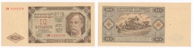 Banknotes
POLSKA / POLAND / POLEN / POLSKO / POLOGNE

10 zlotych 1948 seria AW 

Piękny stan zachowania. Dziurka po szpilce. Ciekawsza numeracja....