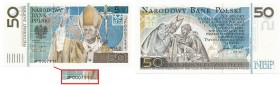 Banknotes
POLSKA / POLAND / POLEN / POLSKO / POLOGNE

Banknote 50 zlotych 2006 Pope John Paul II - ciekawy numer 0007111 

Idealnie zachowany, me...