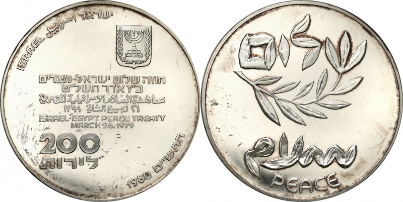 Israel
WORLD COINS

Israel. 200 lirot 1980 

Pięknie zachowane.

Details:...