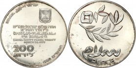 Israel
WORLD COINS

Israel. 200 lirot 1980 

Pięknie zachowane.

Details: 26 g Ag .900 
Condition: L (Proof)