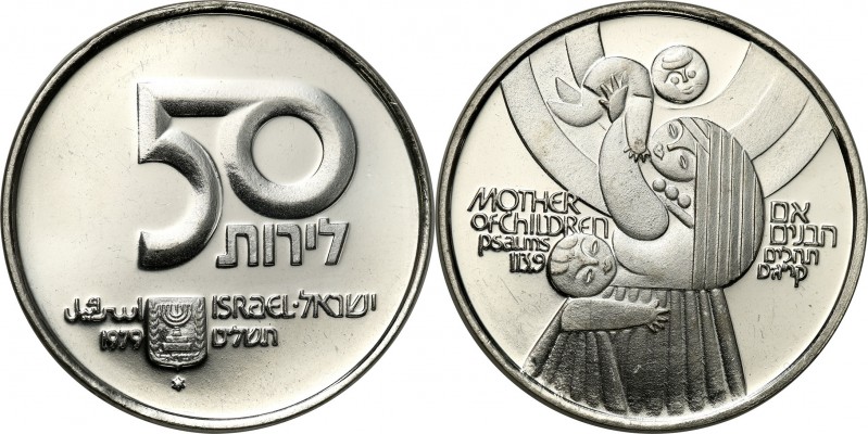 Israel
WORLD COINS

Israel. 50 lirot 1979 

Pięknie zachowane.

Details: ...
