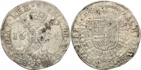 Netherlands
WORLD COINS

Netherlands, Brabant. Filip IV (1621-1665). Patagon 1634, Antwerpia 

Delikatny połysk w tle, patyna.Davenport4462; Delm...