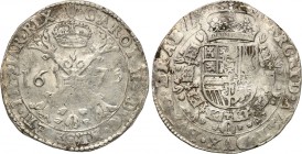 Netherlands
WORLD COINS

Netherlands, Brabant. Karol II (1665-1700). Patagon 1673, Antwerpia 

Delikatny połysk, patyna.Davenport342; Davenport 4...