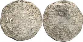 Netherlands
WORLD COINS

Netherlands, Flandren. Karol II (1665-1700). Patagon 1687, Brugia 

Patyna.Davenport 344;Davenport 4494

Details: 28,1...