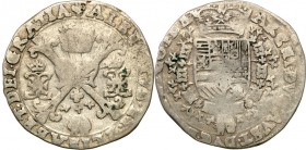Netherlands
WORLD COINS

Netherlands, Flandren. Albert & Isabela (1598-1621). 1/4 patagona b.d. 

Patyna.

Details: 6,90 g Ag 
Condition: 3 (V...