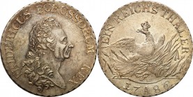 Germany / Prussia
WORLD COINS

Germany, Prusy. Fryderyk II Wielki (1740-1786). Taler (Thaler) 1786, Berlin 

Dużo połysku menniczego, niewielki j...