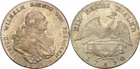 Germany / Prussia
WORLD COINS

Germany, Prusy. Frederick William II (1786-1797). Taler (Thaler) 1790 A, Berlin 

Rzadszy i ciekawszy talar.Zielon...