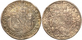 Germany / Prussia
WORLD COINS

Germany, Saxony. Chrystian II, Georg Johann I i August. (1591-1611). Taler (Thaler) 1595, Dresden 

Talar trzech b...
