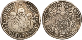Germany / Prussia
WORLD COINS

Germany, Saxony. Chrystian II, Georg Johann I i August (1591-1611). Taler (Thaler) 1600 HB, Dresden 

Talar trzech...