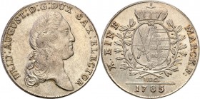 Germany / Prussia
WORLD COINS

Germany, Saxony. Frederick Augustus III (1763-1806). Taler (Thaler) 1785 IEC, Dresden 

Bardzo ładny egzemplarz z ...