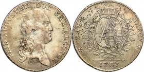Germany / Prussia
WORLD COINS

Germany, Saxony. Frederick Augustus III (1763-1806). Taler (Thaler) 1787 IEC, Dresden 

Atrakcyjny egzemplarz. Nie...