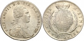 Germany / Prussia
WORLD COINS

Germany, Saxony. Frederick Augustus III (1763-1806). Taler (Thaler) 1791 IEC, Dresden 

Bardzo ładny egzemplarz. D...