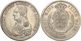 Germany / Prussia
WORLD COINS

Germany, Saxony. Fryderyk August I 1806-1827.Taler (Thaler) (Konventionstaler) 1819 IGS, Dresden 

 Przyzwoity sta...