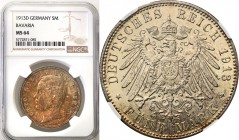 Germany / Prussia
WORLD COINS

Germany, Bavaria. 5 mark 1913 D, Munich NGC MS64 (2 MAX) - EXCELLENT 

Druga najwyższa nota gradingowa na świecie....