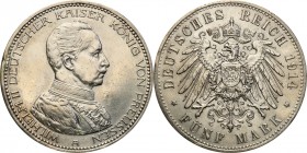 Germany / Prussia
WORLD COINS

Germany, Prusy. 5 mark 1914 A, Berlin 

Przetarte tło monety. Dobre detale.AKS 130; Jaeger114

Details: 27,75 g ...