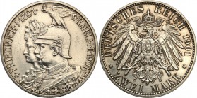 Germany / Prussia
WORLD COINS

Germany, Prusy. 2 mark 1901 A, Berlin 

Delikatny połysk, ryski w tle.AKS 136;Jaeger 105

Details: 11,12 g Ag 
...