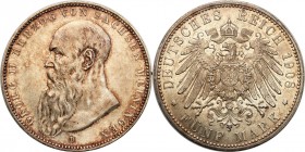 Germany / Prussia
WORLD COINS

Germany, Sachsen-Meiningen. 5 mark 1908 D, Munich - RARE 

Egzemplarz z bardzo świeżego stempla. Piękna patyna pod...