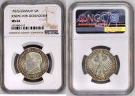 Germany / Prussia
WORLD COINS

Germany, RFN. 5 mark 1957 J Eichendorff NGC MS64 - RARE 

Wysoka nota gradingowa. Wspaniale zachowany egzemplarz, ...