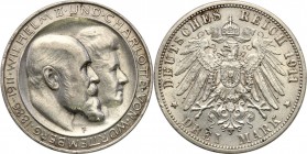 Germany / Prussia
WORLD COINS

Germany, Wuerttemberg. 3 mark 1911 F, Stuttgart 

Delikatny połysk.AKS 146; Jaeger 177

Details: 16,63 g Ag 
Co...