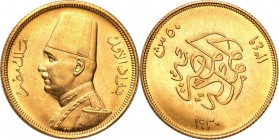 Turkey
WORLD COINS

Turcja. 50 piastrów 1930 

Pięknie zachowane.Friedberg 108

Details: 4,26 g Au .900 
Condition: 1 (UNC)