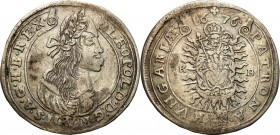 Hungary and Transylvania
WORLD COINS

Hungary, Leopold I (1658-1705). 15 krajcarów 1676, Kremnica 

Patyna.Herinek 1042

Details: 6,32 g Ag 
C...