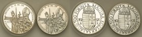 Hungary and Transylvania
WORLD COINS

Hungary. 500 forint 1991 - Pope John Paul II, group 2 coins 

Stempel zwykły i lustrzany.Menniczy stan zach...