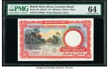 British West Africa West African Currency Board 20 Shillings 1.3.1954 Pick 10a PMG Choice Uncirculated 64. 

HID09801242017

© 2020 Heritage Auctions ...